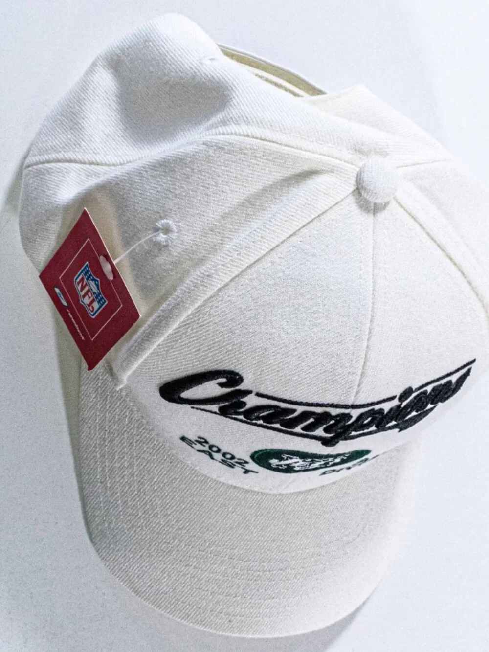 Vintage New York Jets Hat 2002 AFC East Champions Reebok Snapback Cap VTG NFL